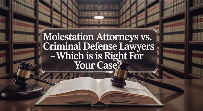 Molestation Attorneys vs. Criminal Defense Lawyers — Which Is Right for Your Case